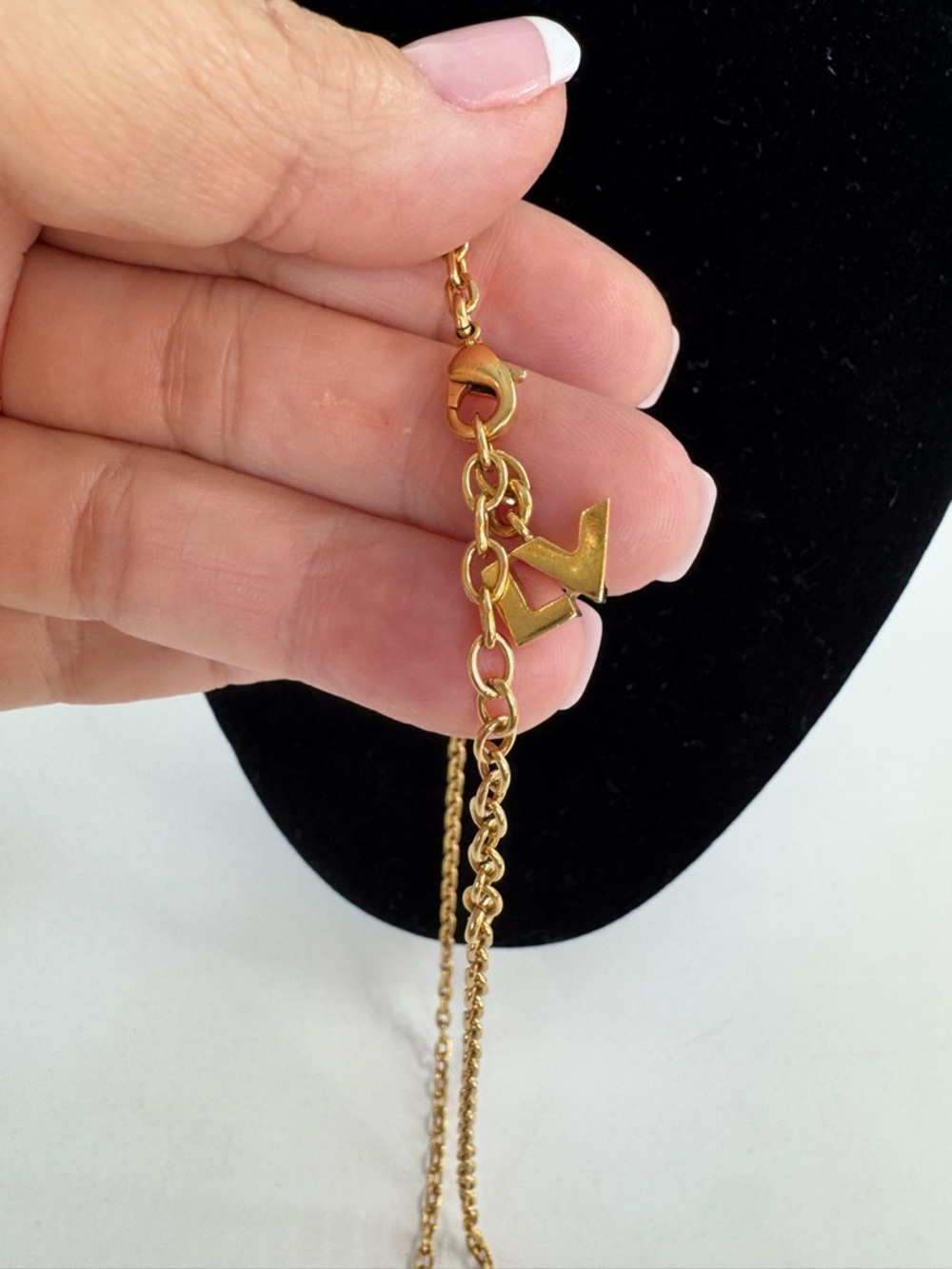 Authentic Louis Vuitton Pandatif Love Letters Necklace - Picture 3 of 3